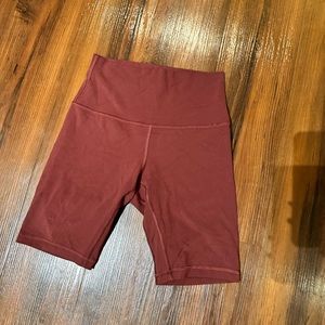 Lululemon 6 inch biker shorts